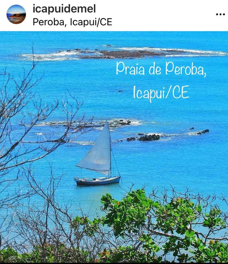 Sua Casinha De Ferias Em Icapui E Tibau Villa Kültér fotó